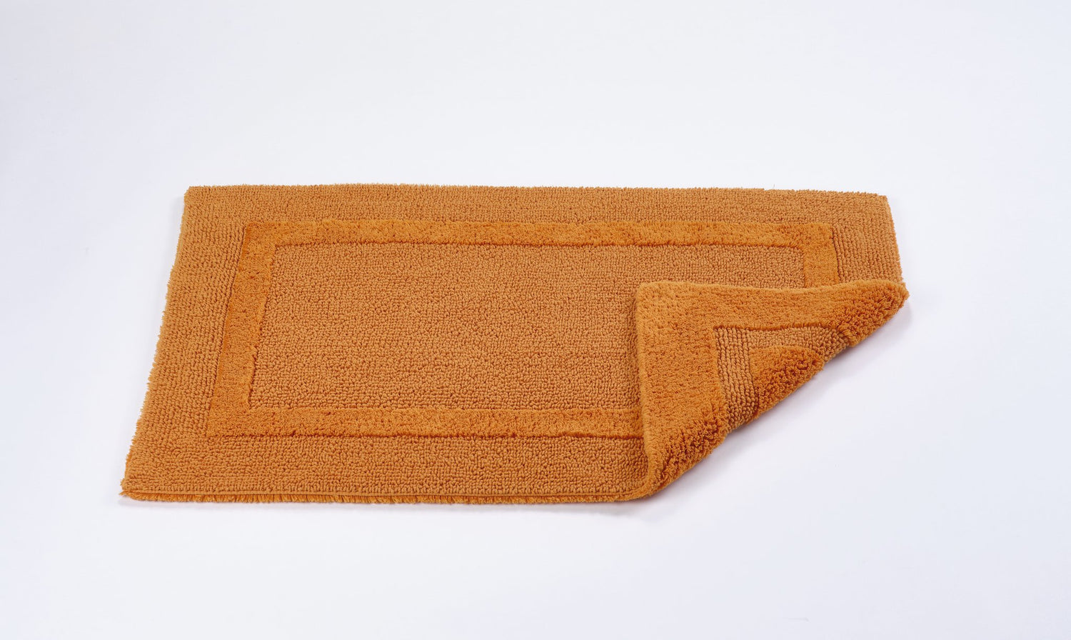 Fig Linens - 23x39 Reversible Bath Rug by Abyss & Habidecor - Tangerine