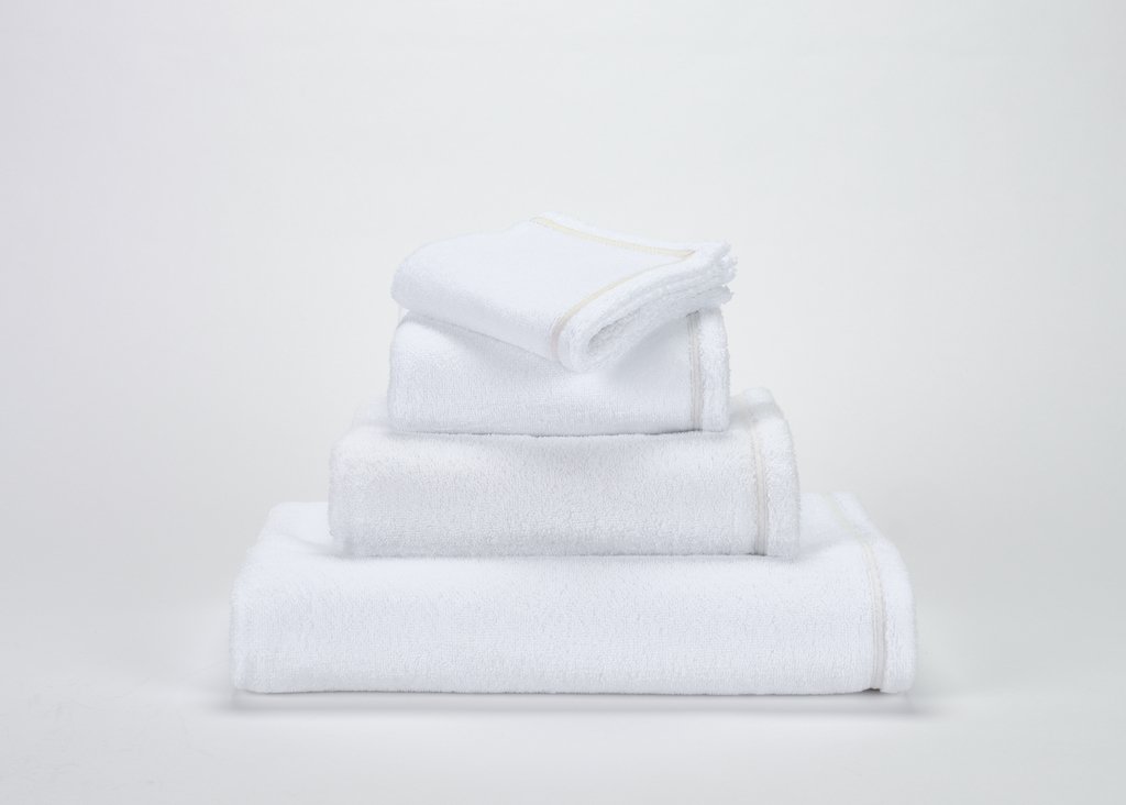 Fig Linens - Saxo Bath Towels by Abyss & Habidecor - Ecru