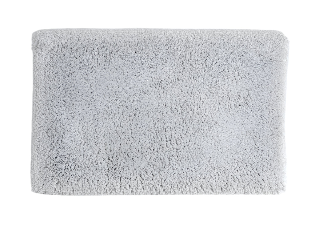 Fig Linens - Shag Platinum Rug by Abyss and Habidecor - 23x39 Bath Rug