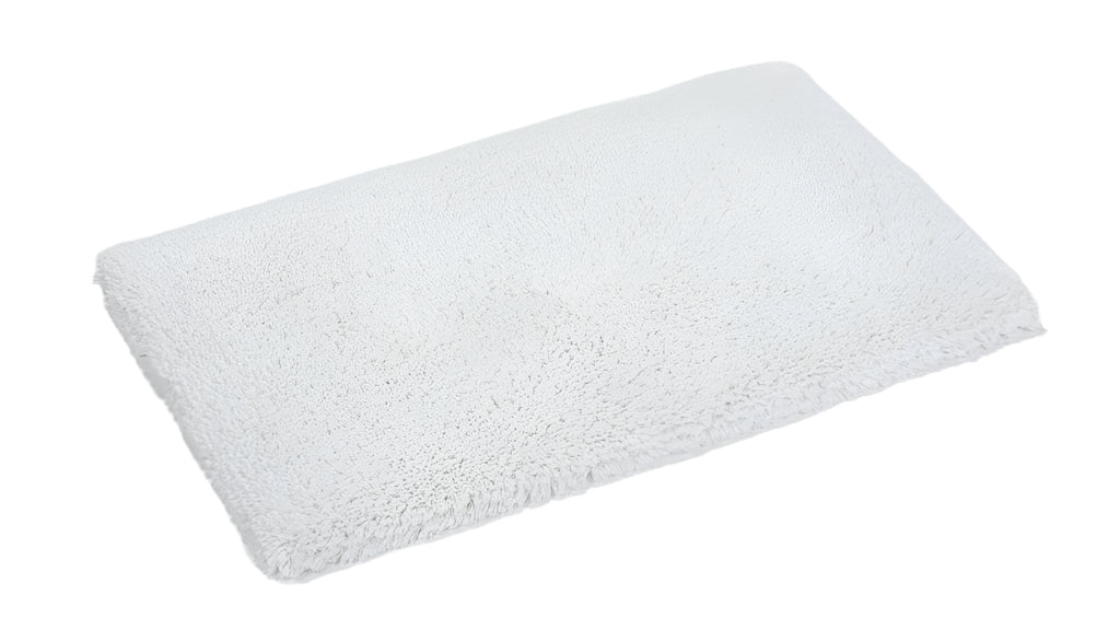 Shag White Bath Rug by Abyss and Habidecor- Runner 20x78