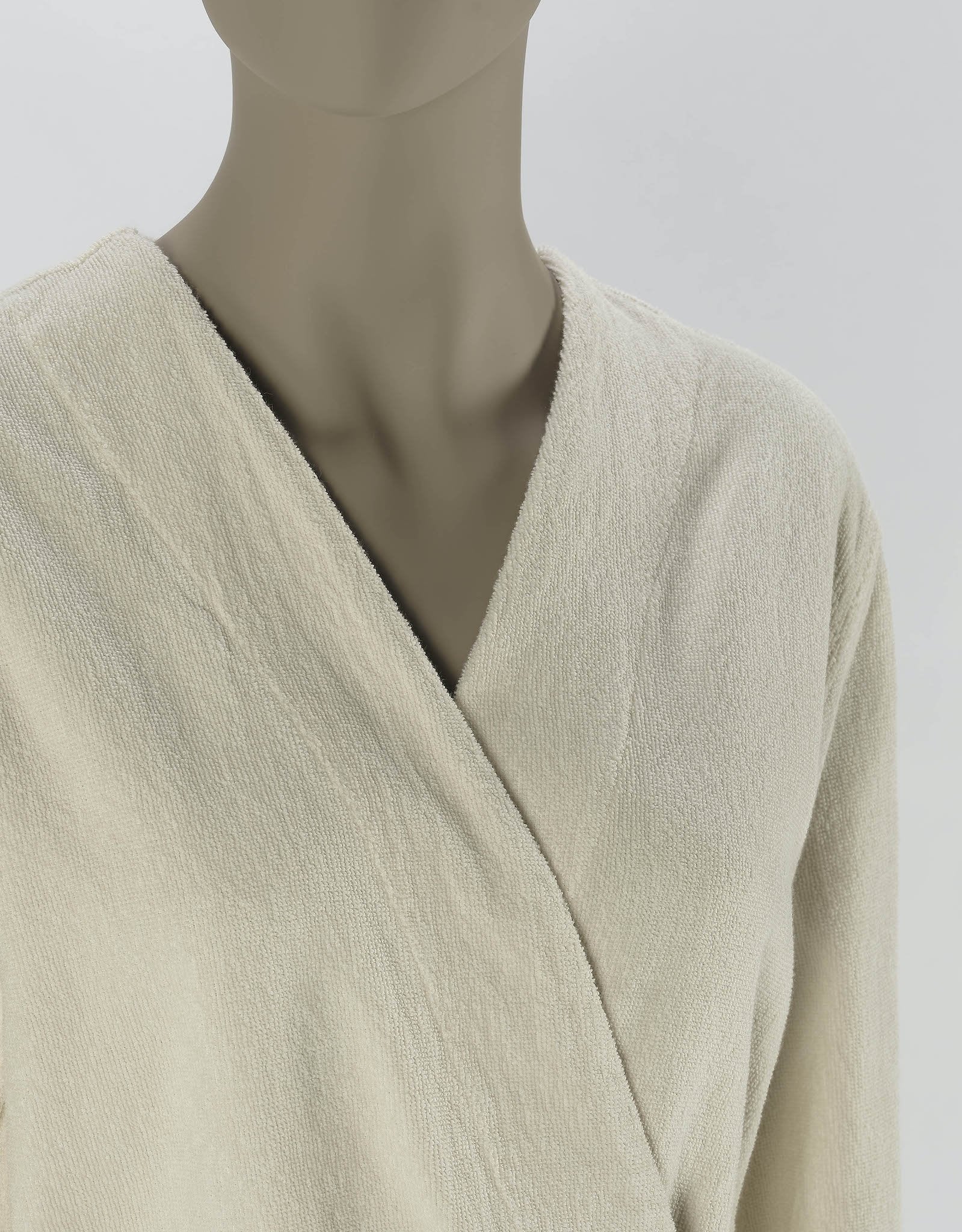 Fig Linens - Spa Robe by Abyss and Habidecor - Collar