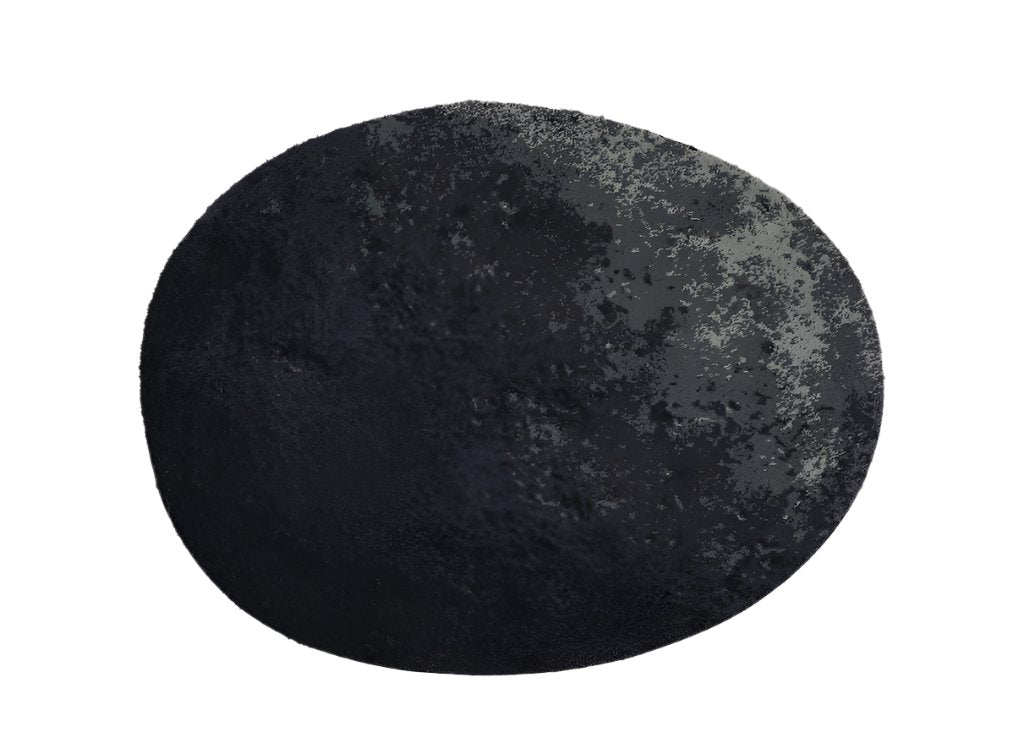 Fig Linens - Small Black Stone Rug by Abyss and Habidecor