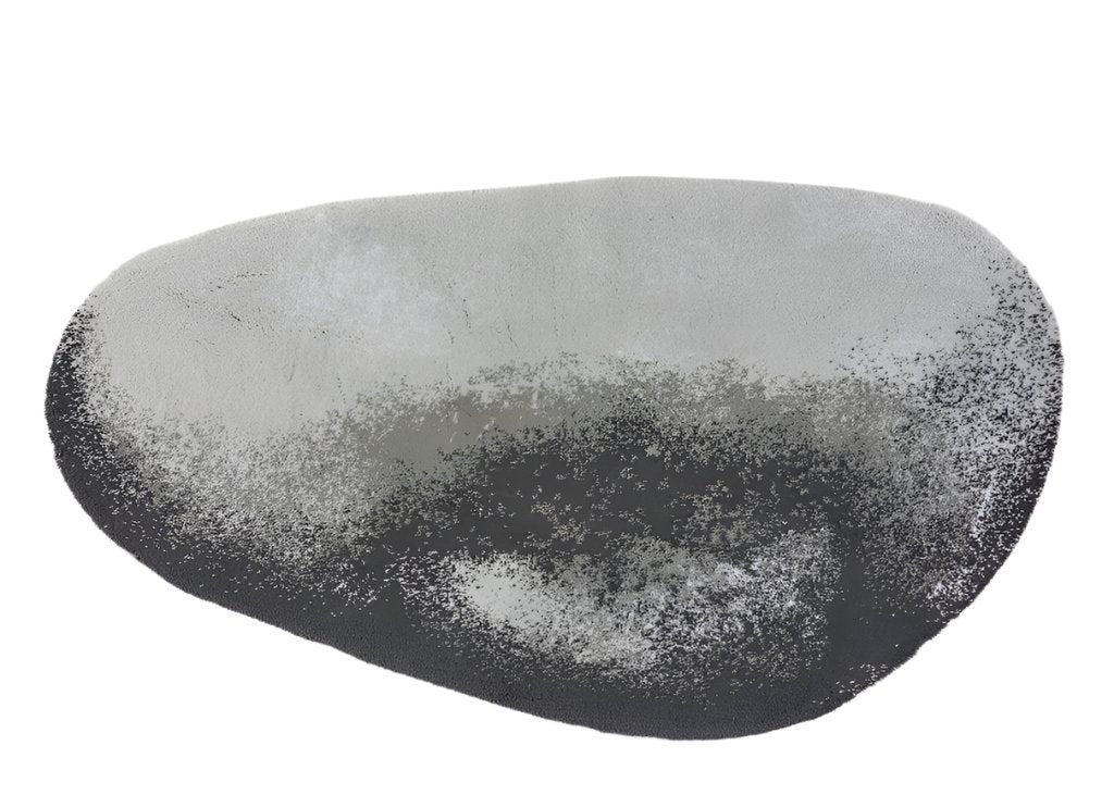 Fig Linens - Stone Rug by Abyss and Habidecor - Metal