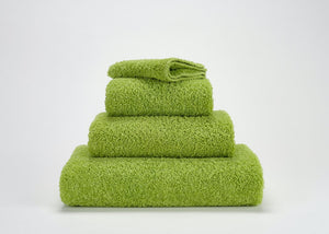 Fig Linens - Abyss and Habidecor Super Pile Bath Towels - Apple Green