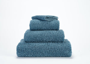 Fig Linens - Abyss and Habidecor Super Pile Hand Towels - Bluestone