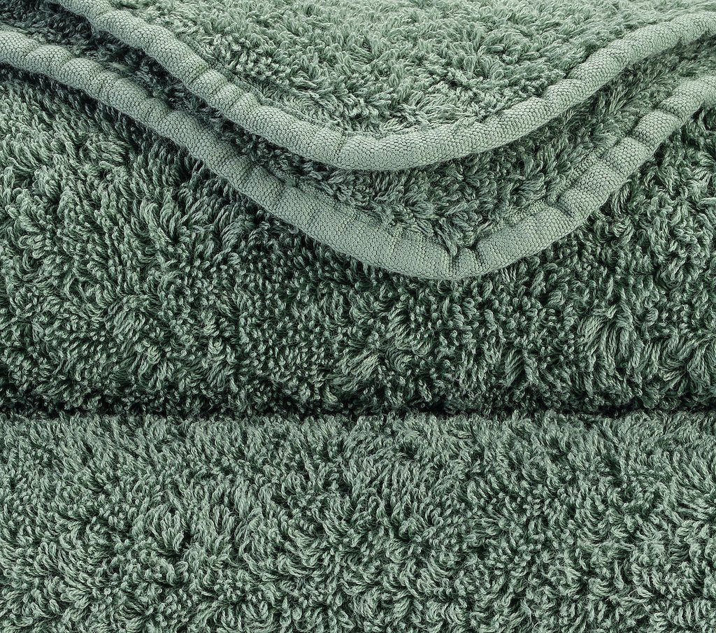 Fig Linens - Super Pile Washcloths by Abyss and Habidecor - Evergreen