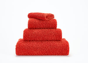 Fig Linens - Abyss and Habidecor Super Pile Hand Towels - Flame