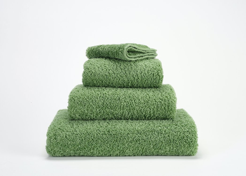 Fig Linens - Abyss and Habidecor Super Pile Bath Towels - Forest