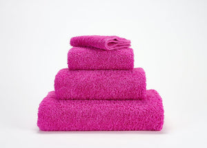 Fig Linens - Abyss and Habidecor Super Pile Bath Towels - Happy Pink