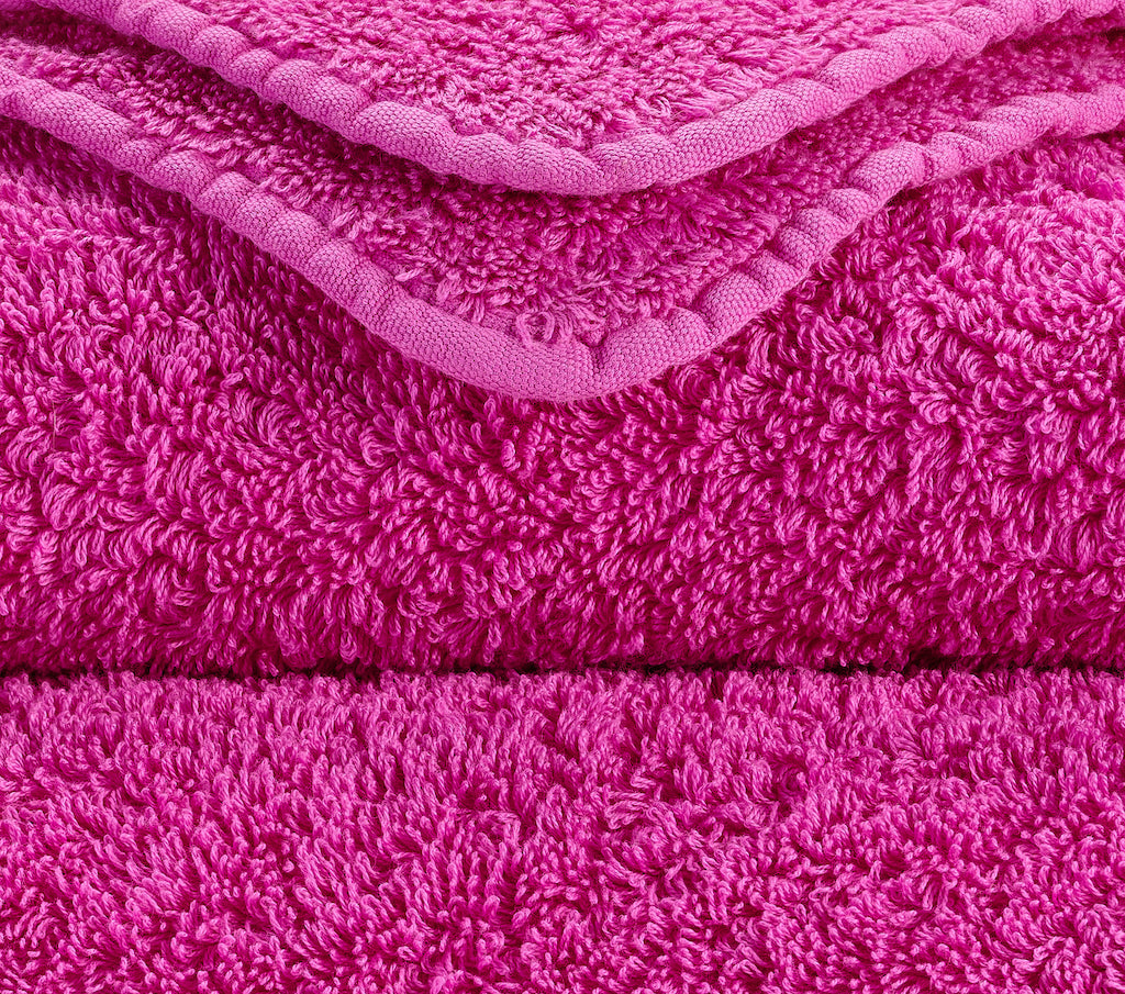Fig Linens - Super Pile Washcloths by Abyss and Habidecor - Happy Pink