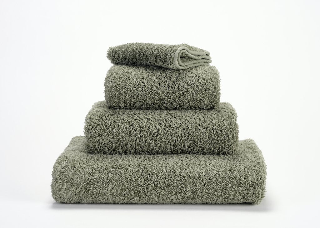 Fig Linens - Abyss and Habidecor Super Pile Hand Towels - Laurel