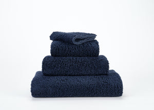 Fig Linens - Abyss and Habidecor Super Pile Bath Towels - Navy