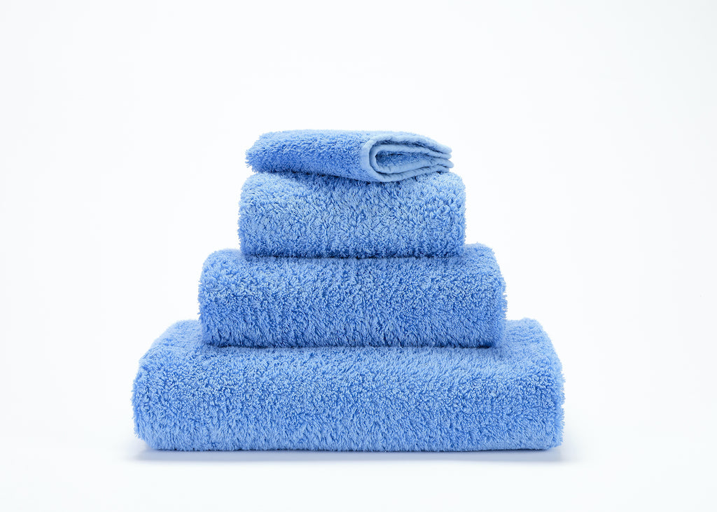 Fig Linens - Abyss and Habidecor Super Pile Bath Towels - regatta