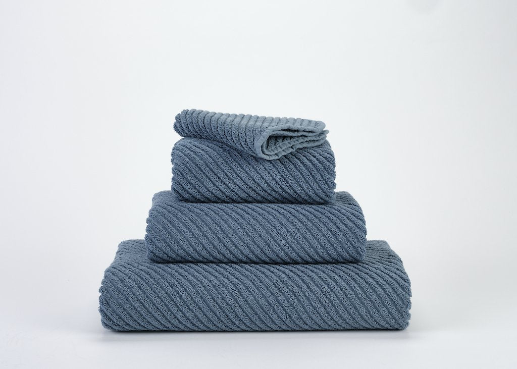 Fig Linens - Bluestone Super Twill Bath Towels by Abyss & Habidecor -