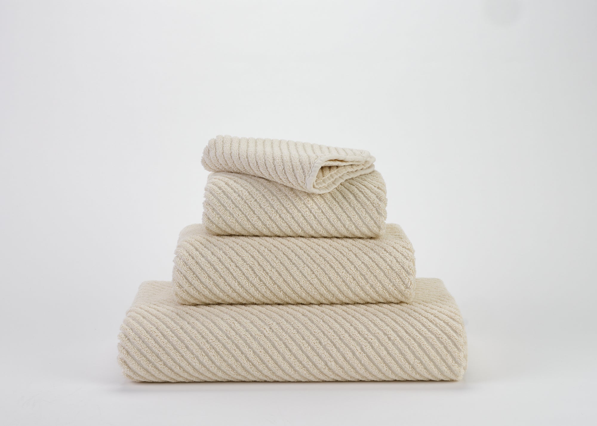 Fig Linens - Ecru Super Twill Bath Towels by Abyss & Habidecor 