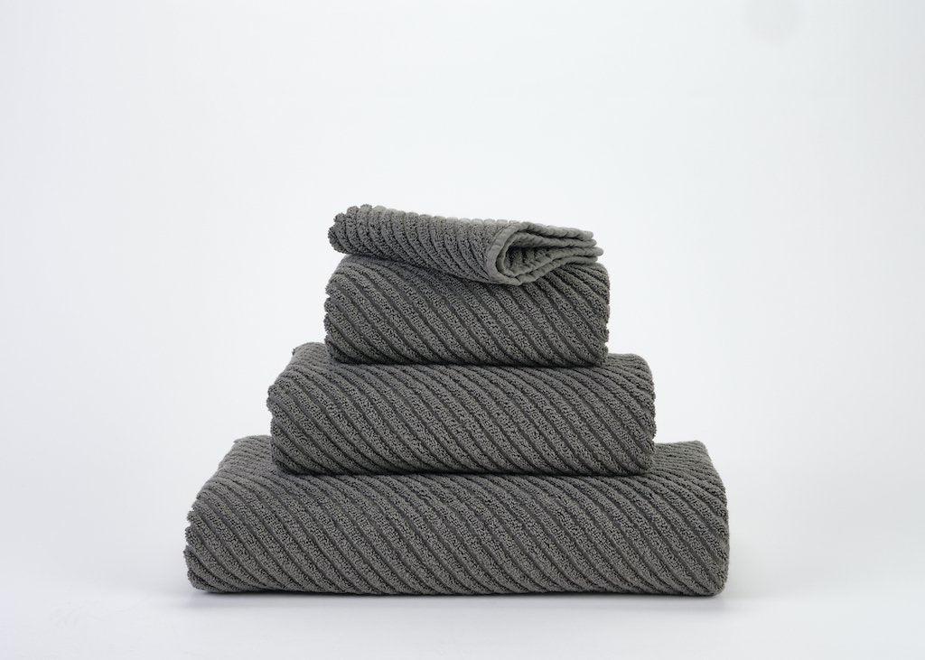 Fig Linens - Gris Super Twill Bath Towels by Abyss & Habidecor -