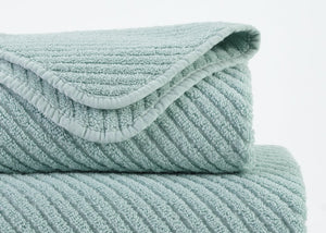 Fig Linens - Ice Super Twill Bath Towels by Abyss & Habidecor - Closeup