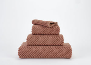 Fig Linens - Terracotta Super Twill Bath Towels by Abyss & Habidecor -