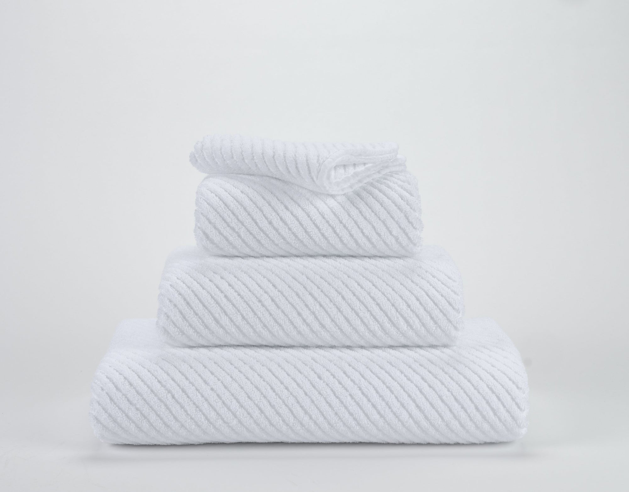Fig Linens - White Super Twill Bath Towels by Abyss & Habidecor 