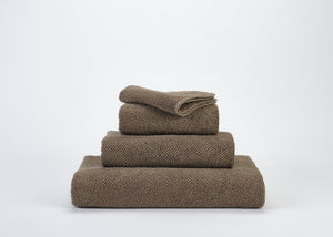 Fig Linens - Twill Bath Towels by Abyss and Habidecor -  Funghi