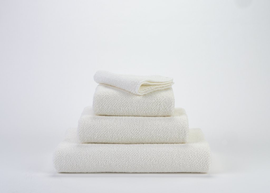 Fig Linens - Twill Bath Towel Set by Abyss and Habidecor - Ivory