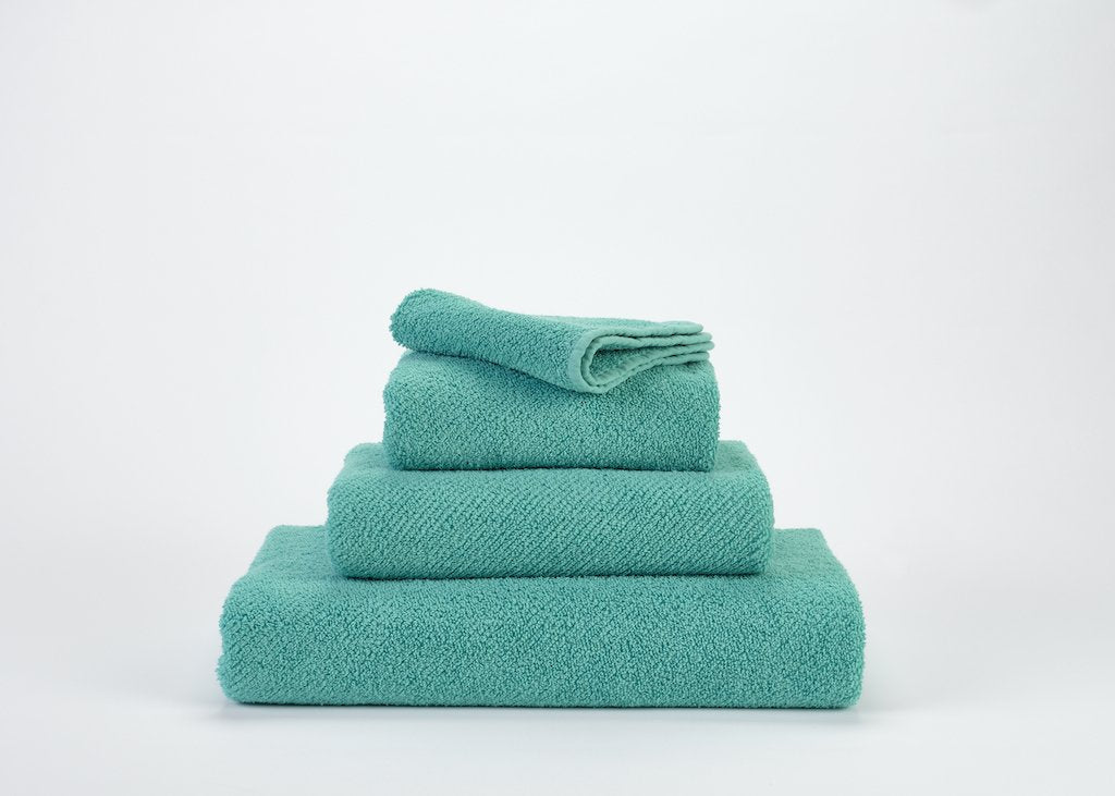 Fig Linens - Twill Bath Towel Set by Abyss and Habidecor - Lagoon