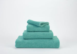 Fig Linens - Twill Hand Towels by Abyss and Habidecor - Lagoon