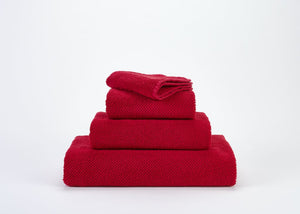 Fig Linens - Twill Bath Towels by Abyss and Habidecor -  Lipstick