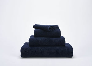 Fig Linens - Twill Bath Towels by Abyss and Habidecor -  Navy