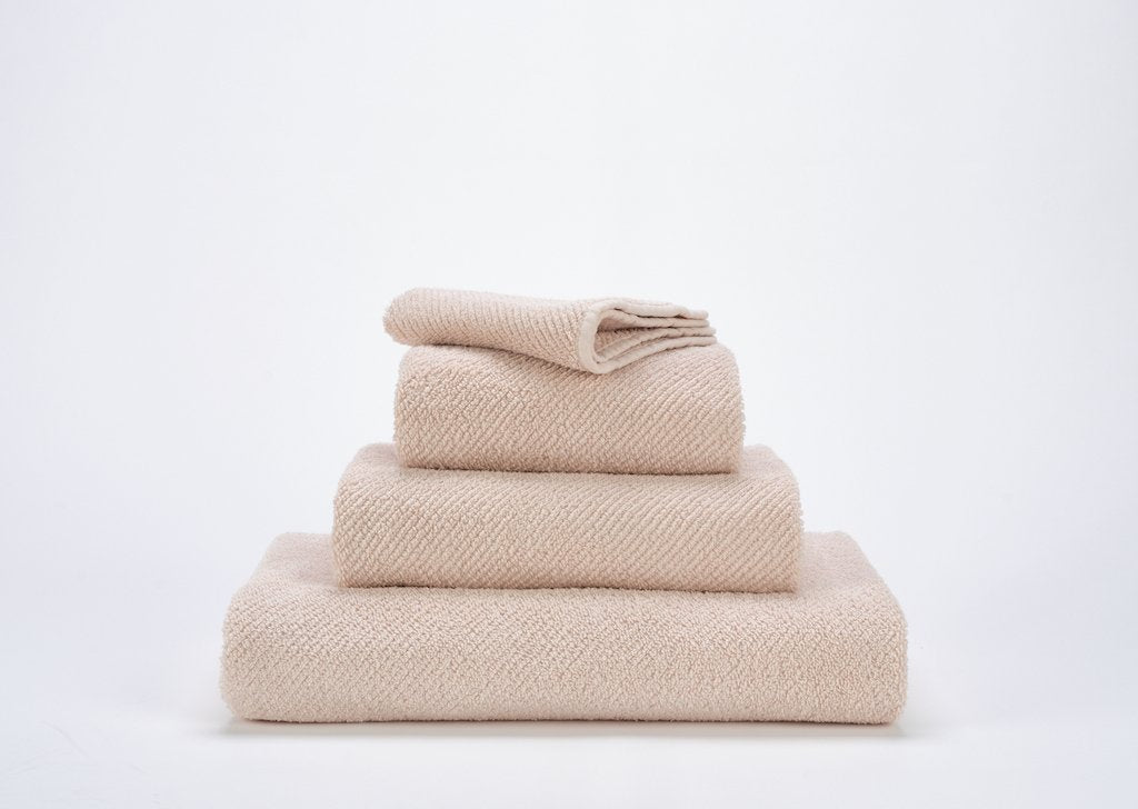 Fig Linens - Twill Bath Towel Set by Abyss and Habidecor - Nude