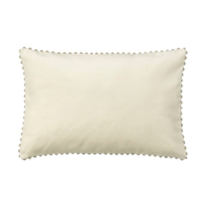 Velin Ivory Pillow Cover by Alexandre Turpault | Fig Linens and Home