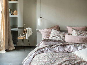 Fig Linens - Pink Dew Blossom Bedding by Alexandre Turpault - Lifestyle