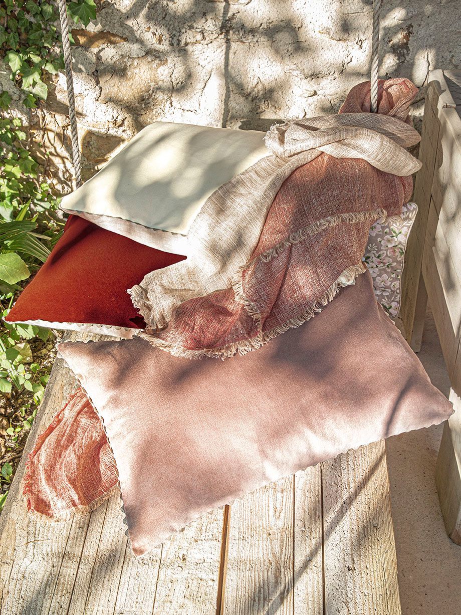 Velin Praline Pillow Cover by Alexandre Turpault | Fig Linens