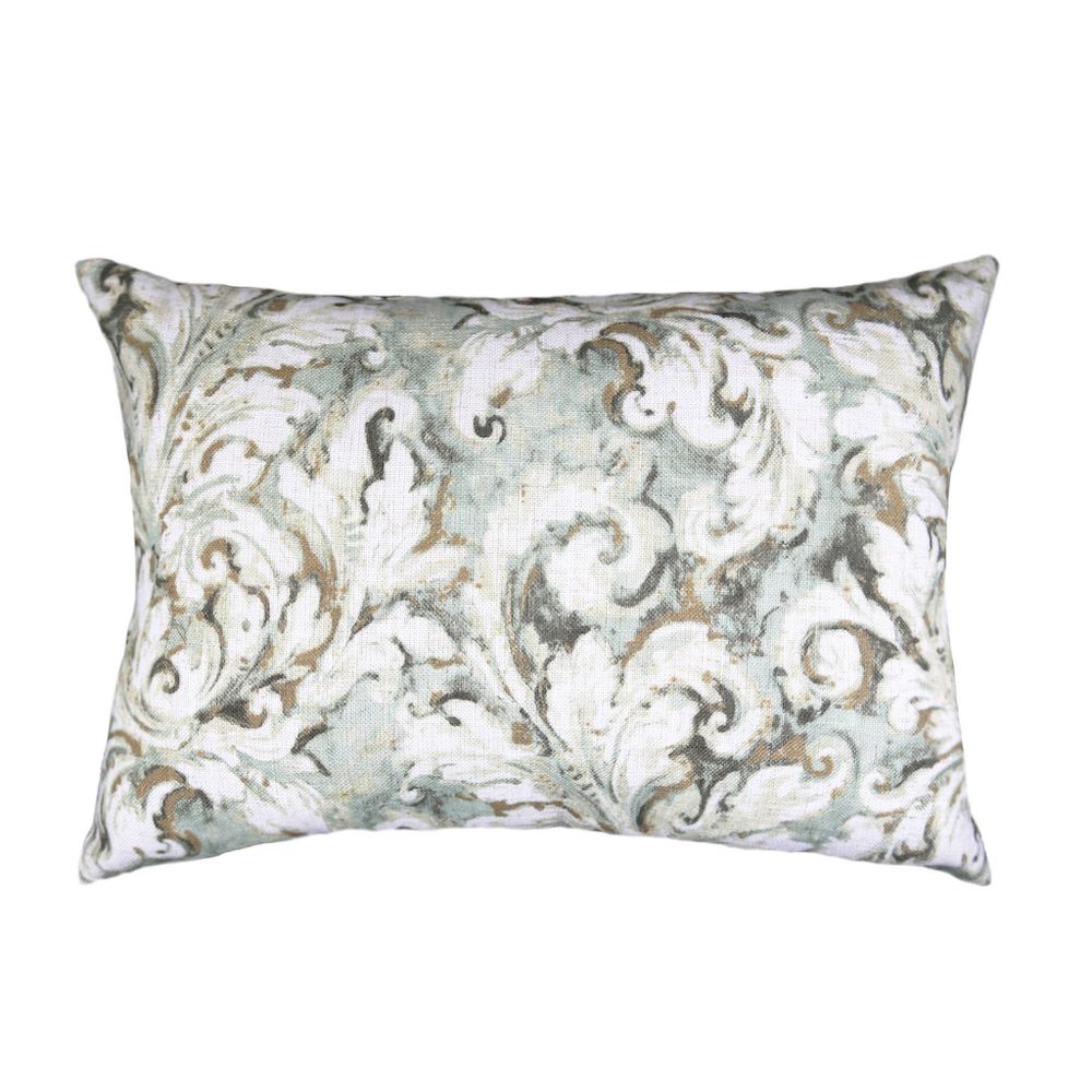 Acanthus Sage Pillow by Ann Gish | Fig Linens and Home