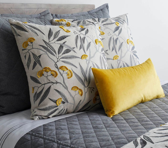 Alyssum Embroidered  Decorative Pillow - The MET x Ann Gish | Fig Linens and Home