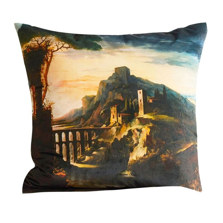 Aqueduct Decorative Pillow - The Met x Ann Gish | Fig Linens