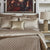 Aura Champagne Duvet Set by Ann Gish | Fig Linens and Home