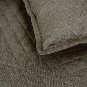 Closeup - Baby Basket Bronze Coverlet Set by Ann Gish | Fig Linens
