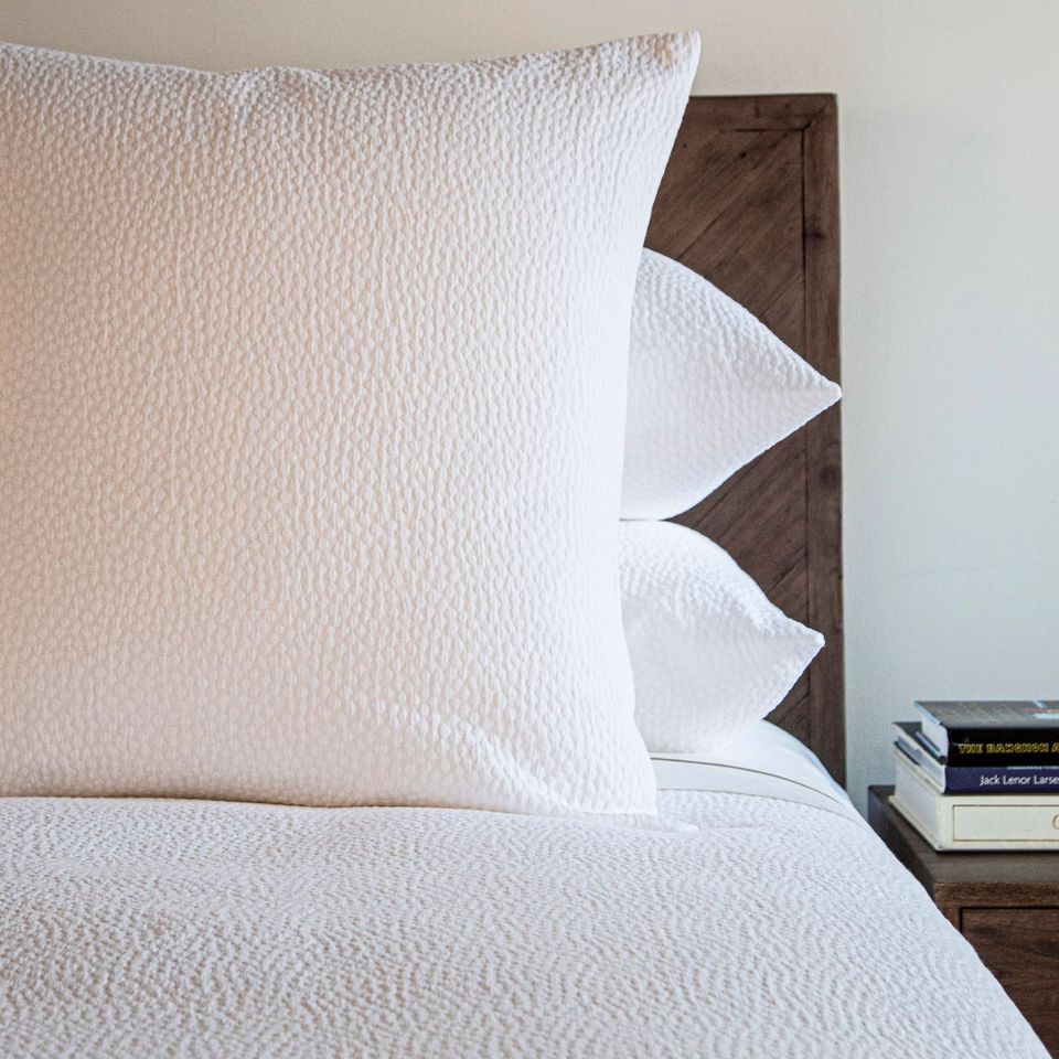 Bubble White Bedding by Ann Gish | Fig Linens