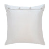 White Charmeuse Pillow with French Knots by Ann Gish | Fig Linens