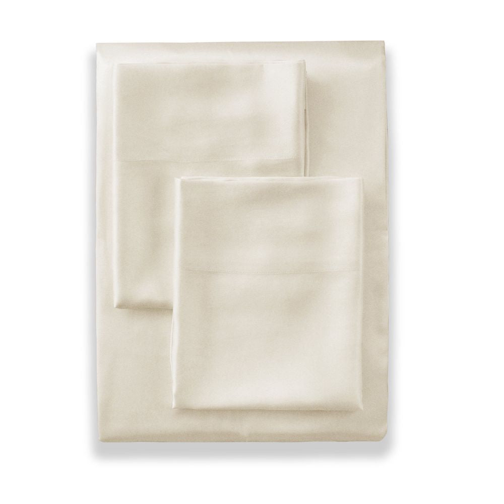 Ivory Charmeuse Silk Sheet Sets by Ann Gish | Fig Linens