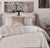 Lifestyle - Double Diamond Ivory Coverlet Set by Ann Gish | Fig Linens