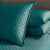 Double Diamond Teal Bedding by Ann Gish | Fig Linens