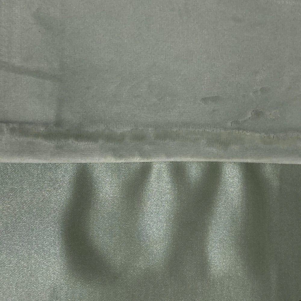 Closeup - Duchess Frost Velvet Reversible Pillows by Ann Gish | Fig Linens