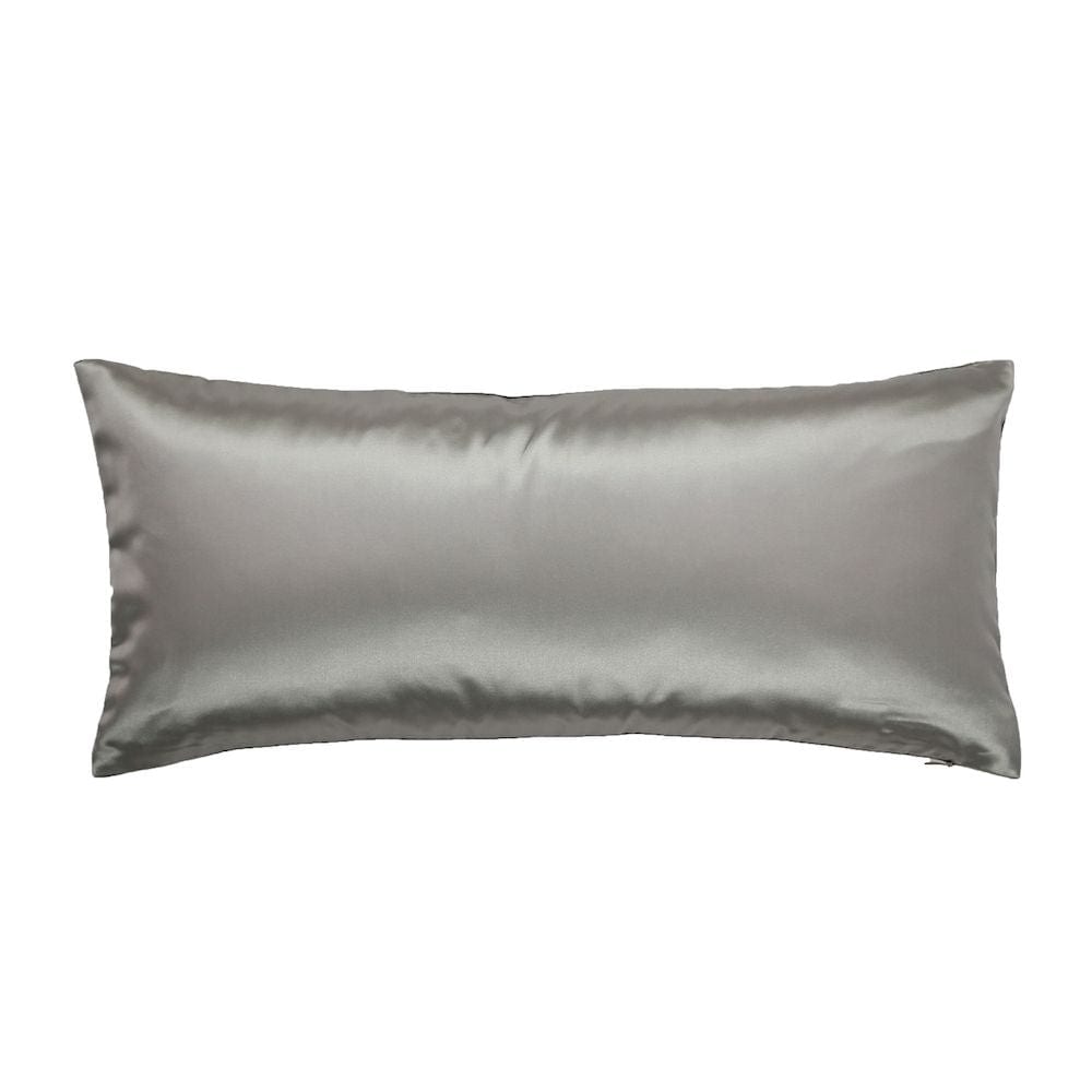 Duchess Smoke Velvet /Satin Reversible Pillows by Ann Gish | Fig Linens