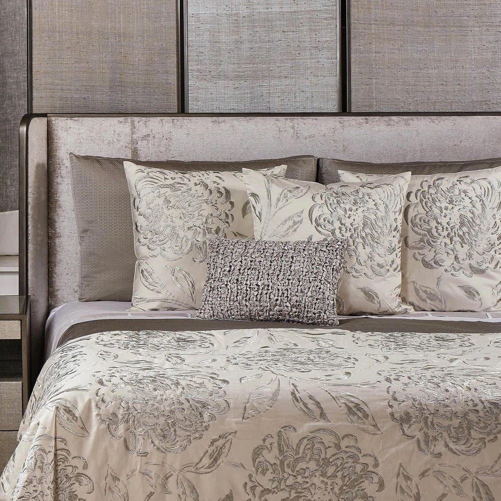 Lifestyle - Glory Silver Duvet Cover by Ann Gish | Fig Linens