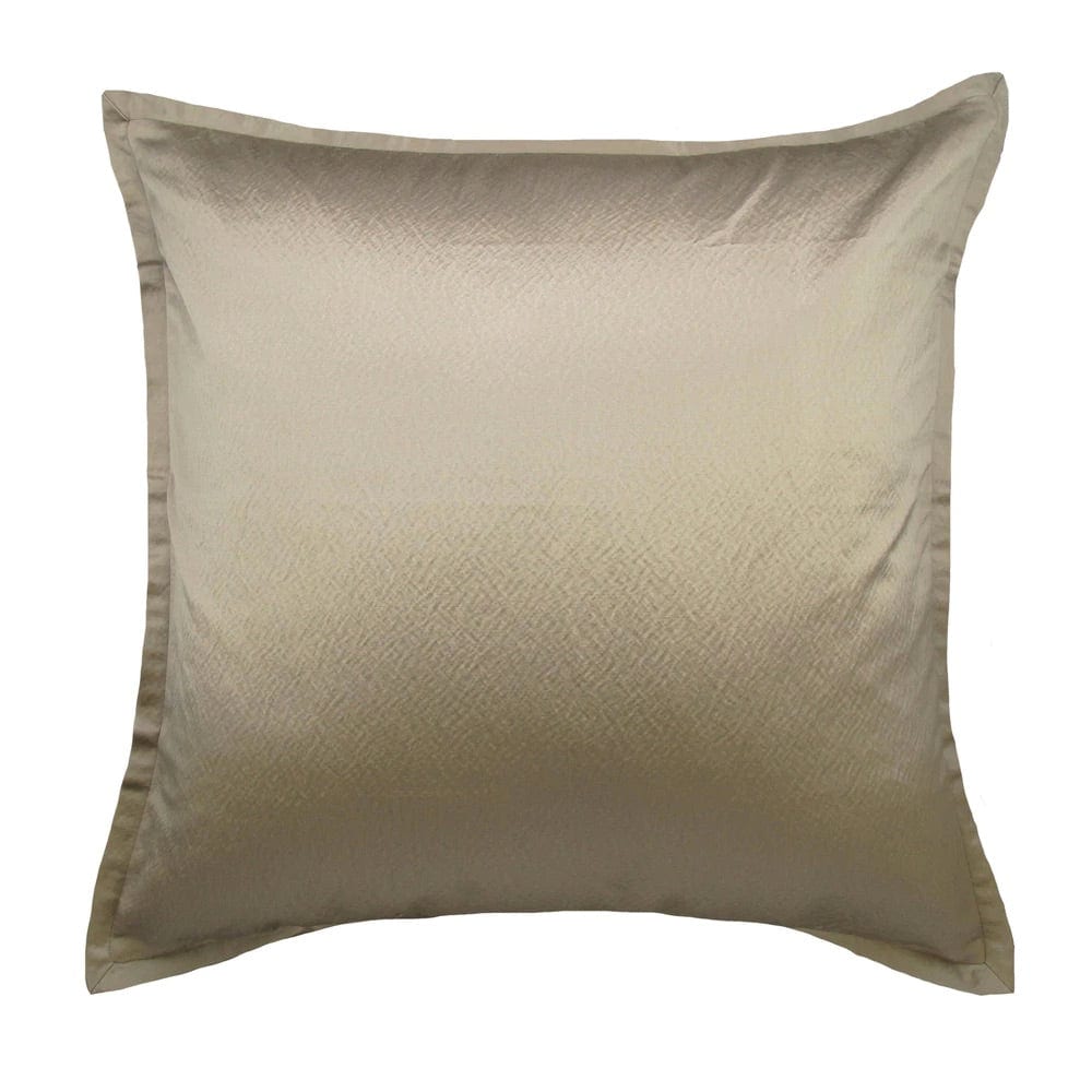 Hammered Taupe Euro Sham by Ann Gish | Fig Linens