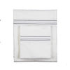 Hem Stripe White & Grey Sheet Sets by Ann Gish | Fig Linens
