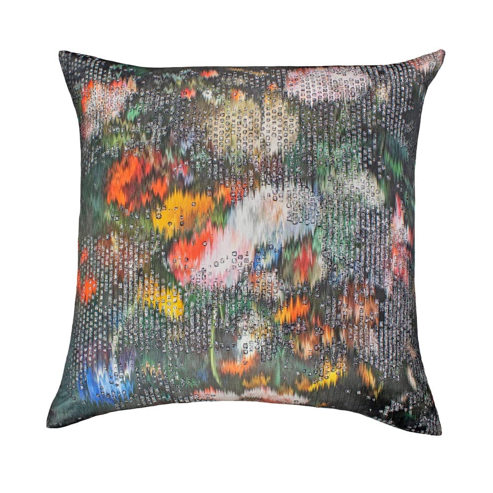 Ibiza Black Square Decorative Pillows by Ann Gish | Fig Linens