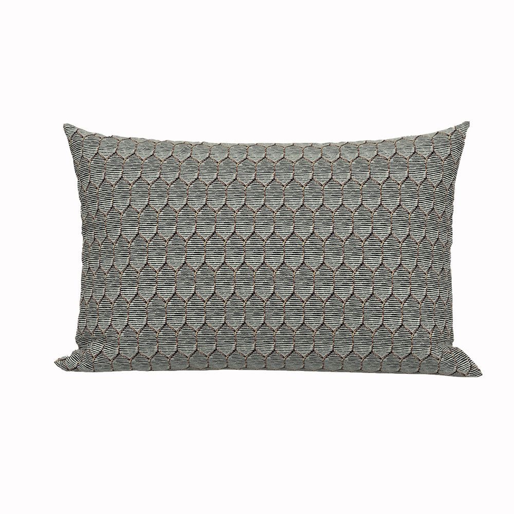 Inro Charcoal Decorative Pillows | The Met x Ann Gish